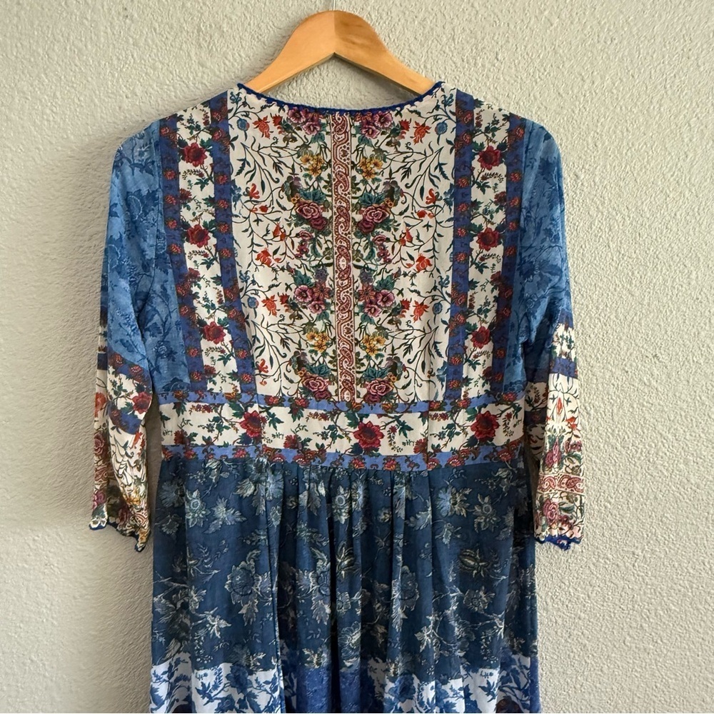 BIBA Floral Print Shift Dress Size 36 Kurta - Picture 10 of 12